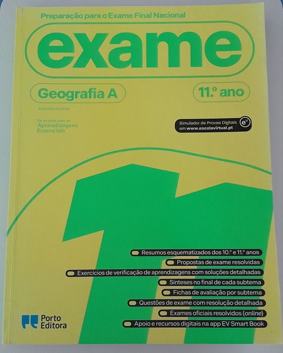 Livro Preparação Exame Geografia A - 11° ano