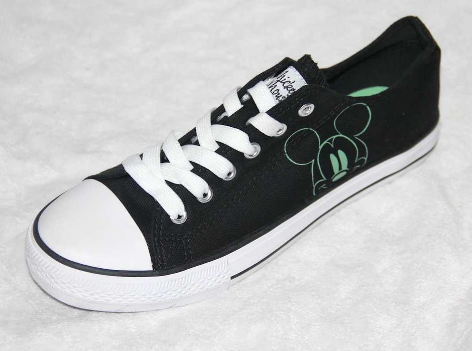 mickey mouse myszka miki czarne trampki 40 sneakersy białe pinko gcds