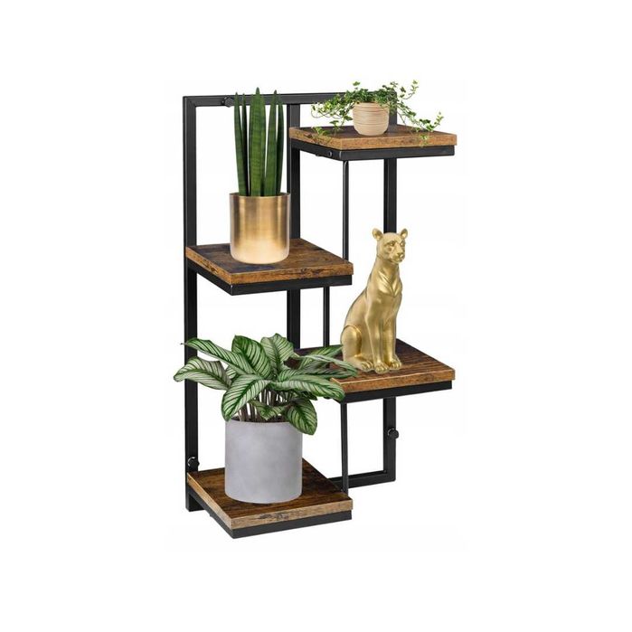 Kwietnik ścienny wiszący regał na kwiaty metalowy