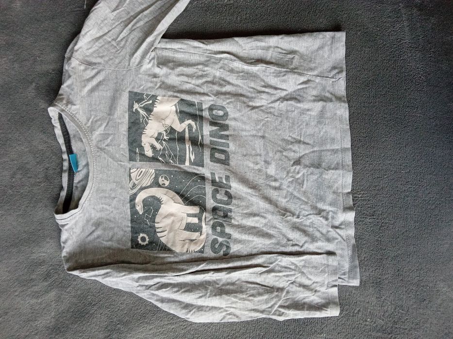 Koszulki długi rękaw, r. 128. 6 sztuk