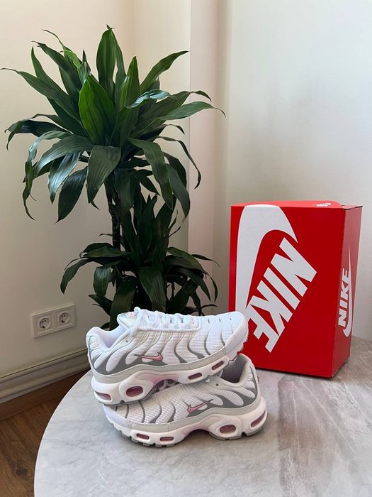 ТОП! Nike Air Max TN + White Pink , жіночі кросівки  , кросівки Найк