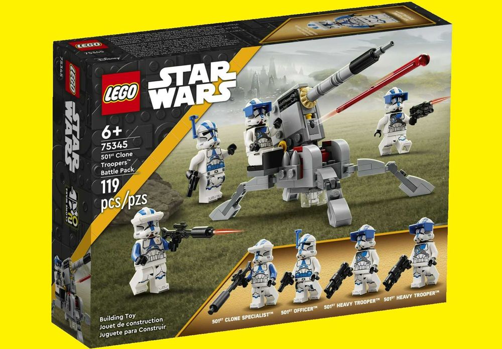 LEGO 75345 Star Wars - Zestaw bitewny - żołnierze-klony z 501 legionu