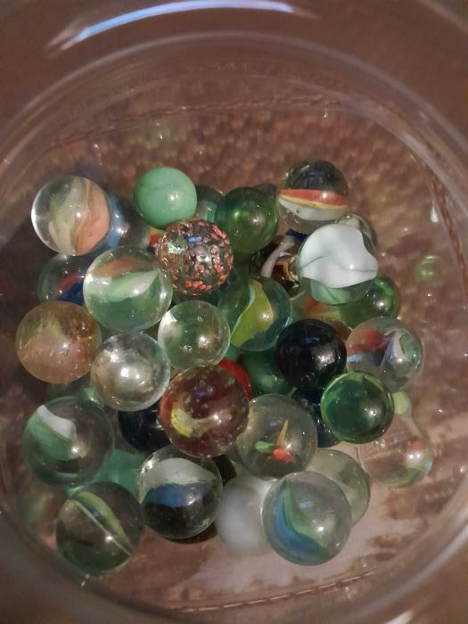 Frasco com berlindes