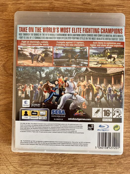 Virtua Fighter 5 PS3 bardzo dobry stan