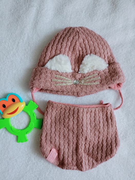 Шапочка  зимова  демісезон весна шапка для новонароджених набір шапочо