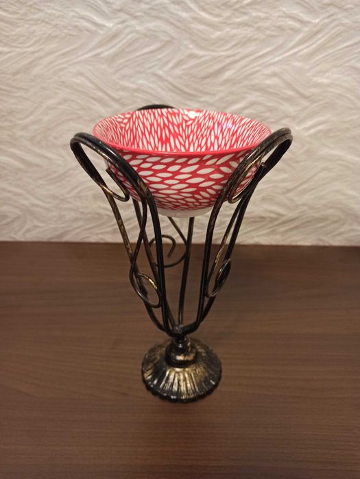 Подарунок, Сувенір, Декор Підсвічник метал чеканка Новий