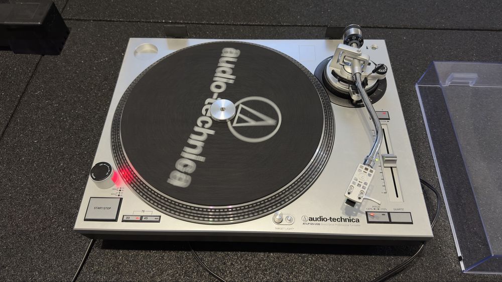 Gira Discos Audio-Technica AT-LP120 usb