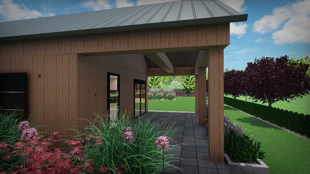 Projekt ogrodu , aranżacja terenu