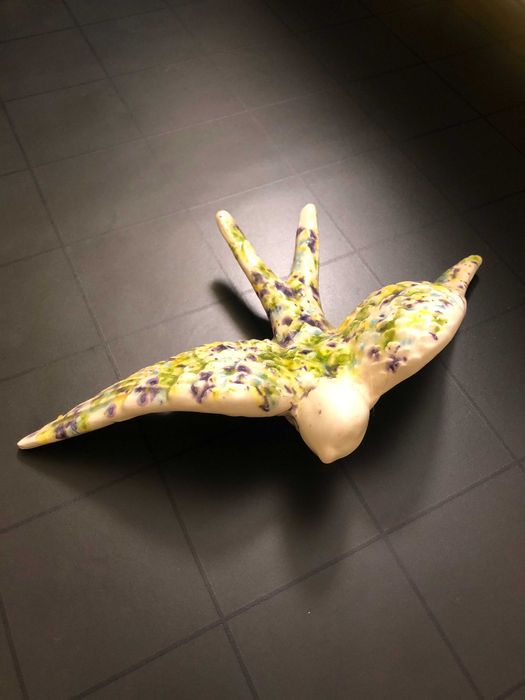 Andorinha ceramica Artesanato