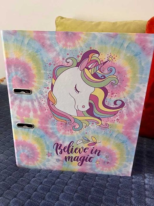 Trolley+Dossier+Estojo Unicórnio