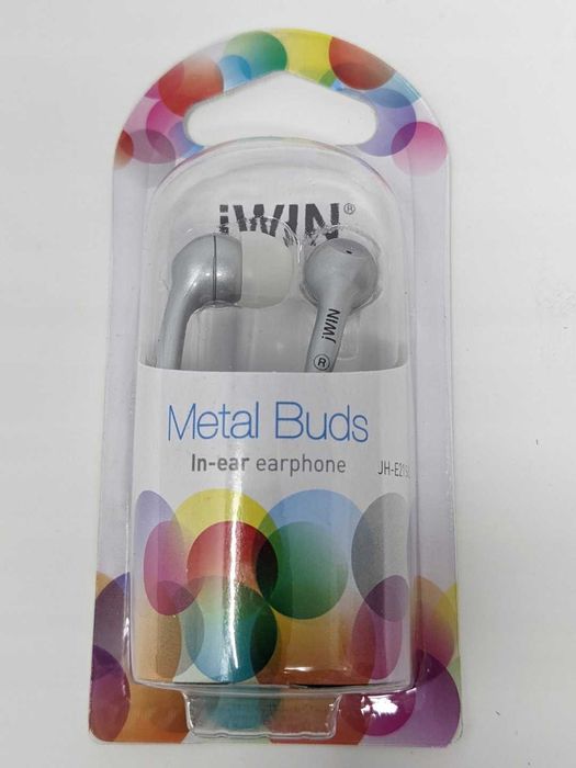 Srebrne Słuchawki Douszne jWIN JHE21 (1570)