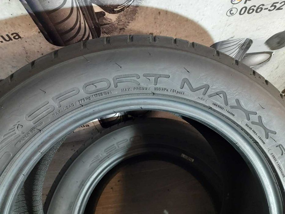 Шини 6мм 235/55 R17 DUNLOP SportMaxx RT б/у літо склад