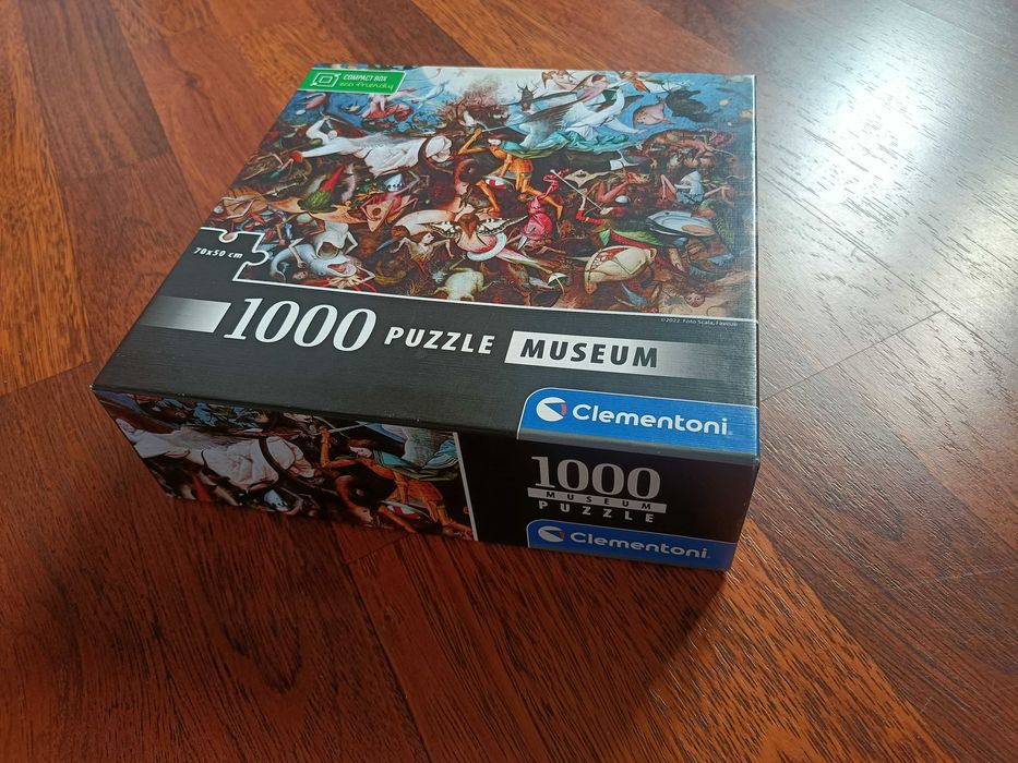 Cztery zestawy puzzli 1000 sztuk