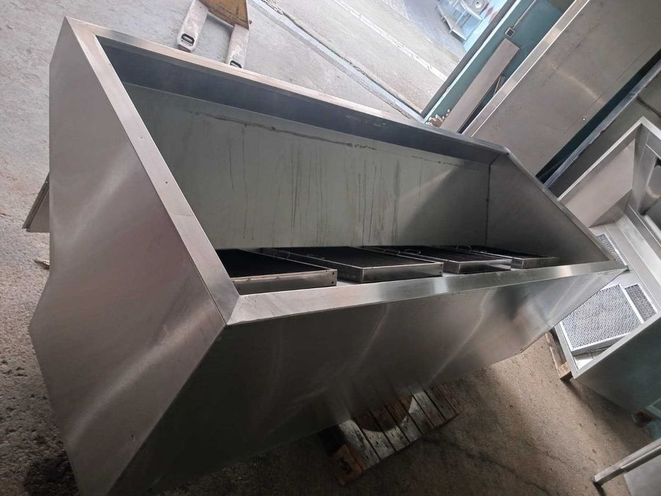 ACM1691 - Hote Mural Inox de 2,6m com 4 Filtros - Usada