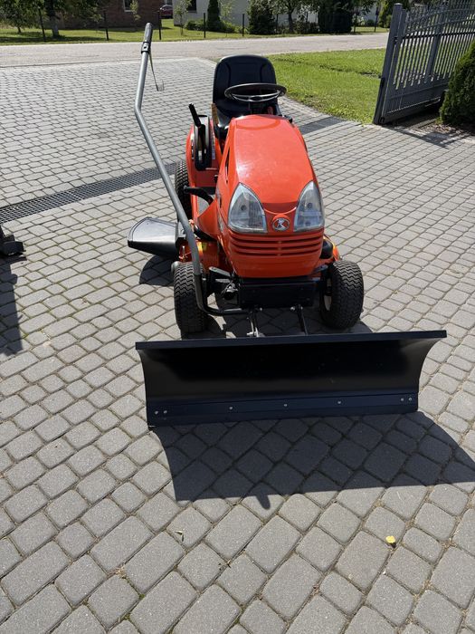 Traktorek Kosiarka Kubota T1880 z pługiem Super Stan