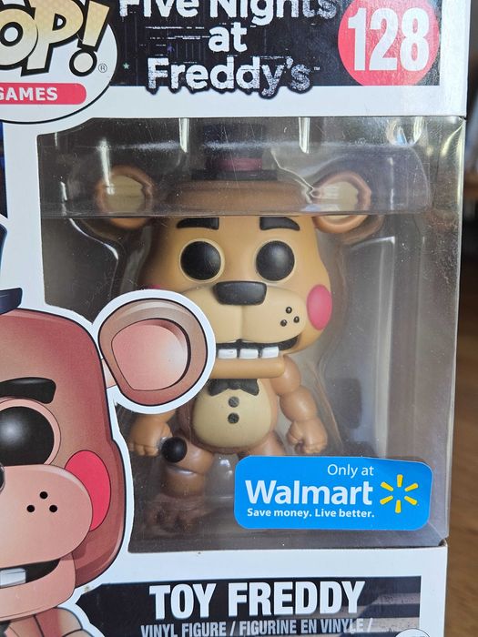POP! Funko Five Nights at Freddy's - duas figuras EXCLUSIVAS: Toy Freddy e Funtime Foxy