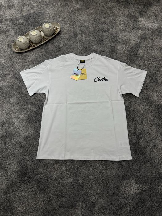 T-shirt Corteiz “Black Line” White