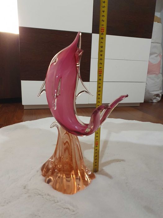 Golfinho em Vidro Murano