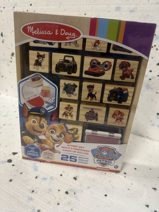 Stemple drewniane psi patrol xxl nowe melissa & doug