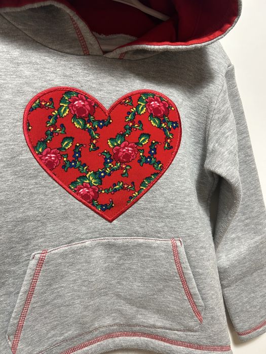 bluza dziewczęca z kapturem