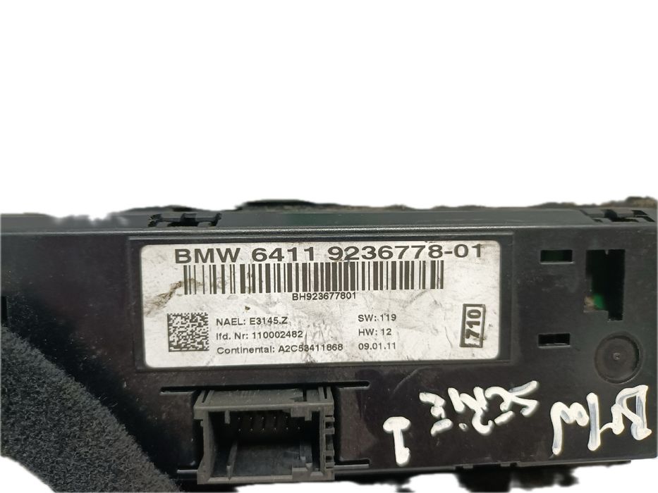 Comando chauffage / sofagem BMW 1 (E87)