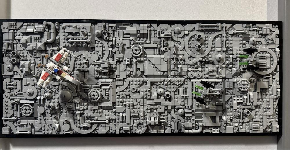 Obraz 3D z 1501 kolcków w stylu Star Wars
