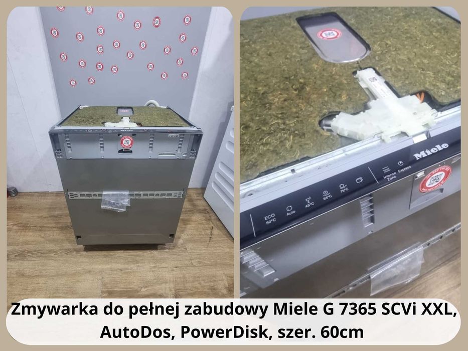 Zmywarka do pełnej zabudowy Miele G 7365 SCVi XXL, AutoDos, PowerDisk