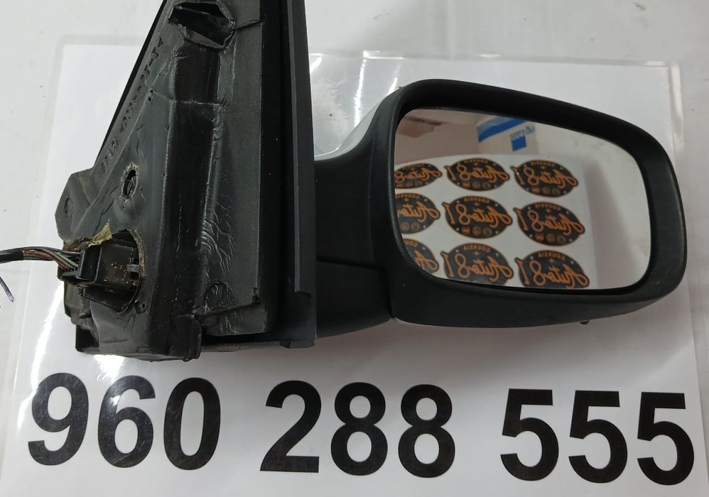 Espelho retrovisor eletrico direito cinza renault Megane II ano 2006
