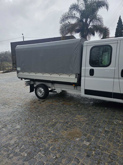Fiat ducato cabine dupla 7 lugares caixa coberta