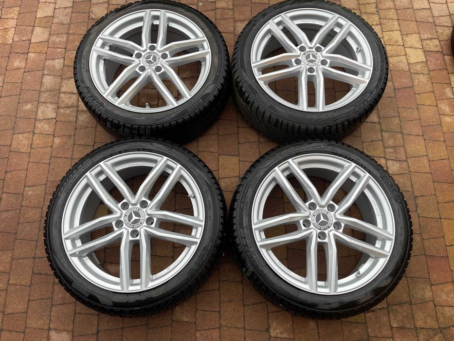 4151. Alufelgi 18" koła zimowe Mercedes W206 5x112 ET40 225/45/18 Pirelli 2024r 5.5/7.2mm