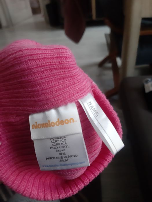 Komplet czapka szalik Sponge Bob Kanciastoporty Nickelodeon rozmiar 52
