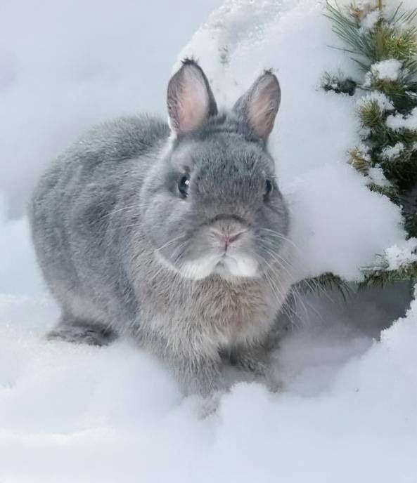 Ексклюзивный окрас! Нидерландский карликовый кролик голубой опал!