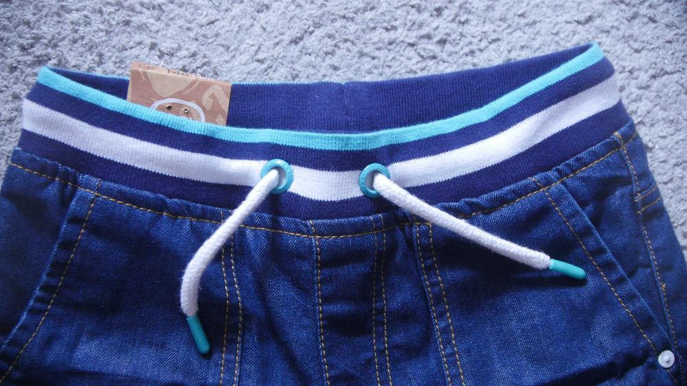 Spodnie jeansowe w stylu dresowym Cool Club 146 cm. NOWE