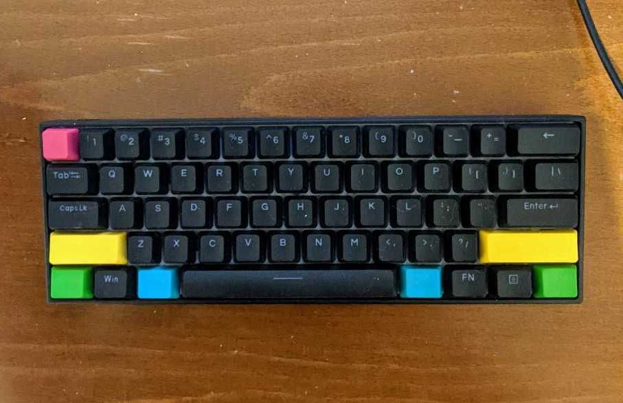 Клавіатура Anne Pro 2, Gateron G Pro Blue, Бездротова, 60%