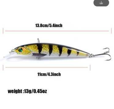 Sztuczna przynęta Wobler 3szt