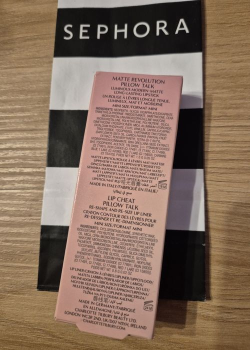 Hit! CHARLOTTE TILBURY Pillow Talk Lip Kit k. ORIGINAL pomadka kredka