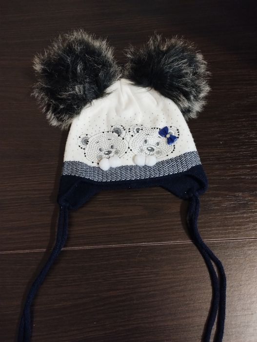 Зимняя шапка на девочку