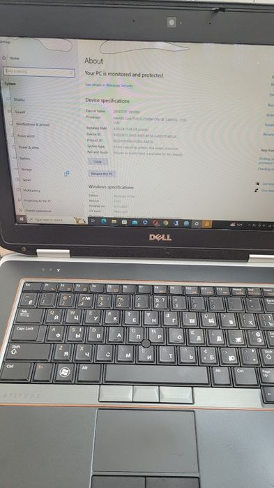 Захищений ноутбук Dell latitude ATG 6420, i5, 8gb, 128gb