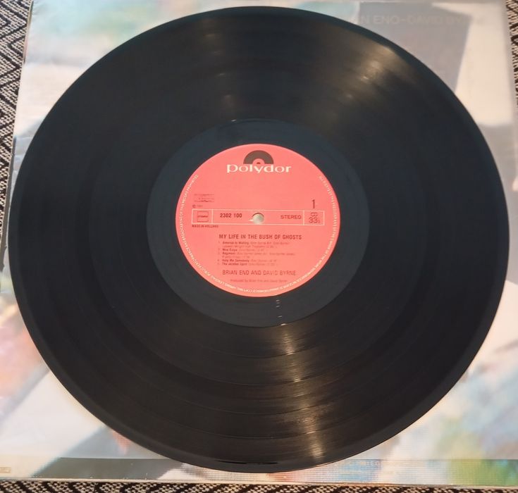 Vinil Brian Eno e David Byrne - My life in the bush of ghosts