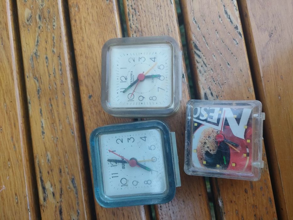 Budziki, zegarki 3 sztuki