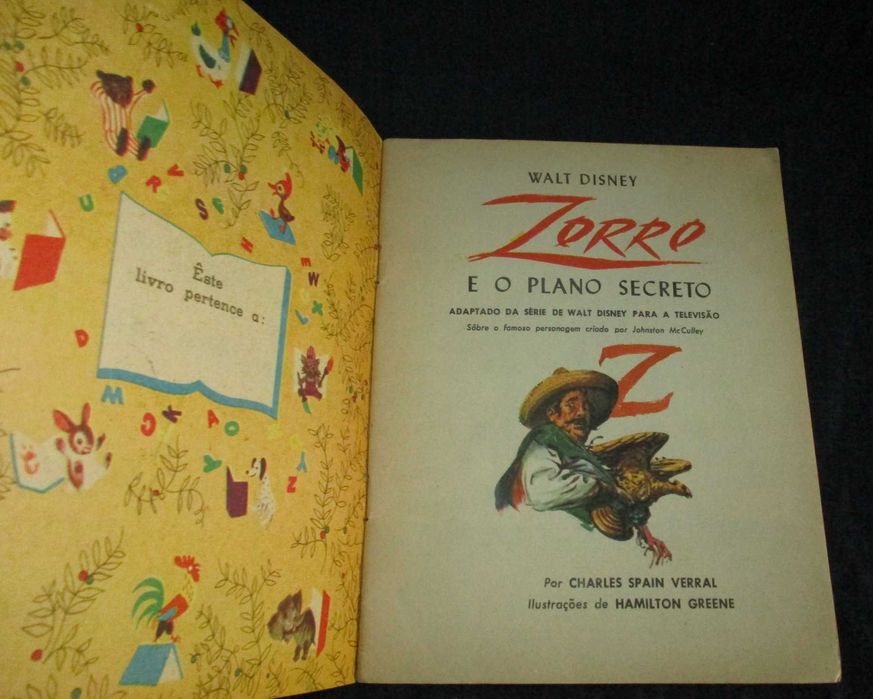 Livro Zorro e o Plano Secreto Mirim Dourado Disney