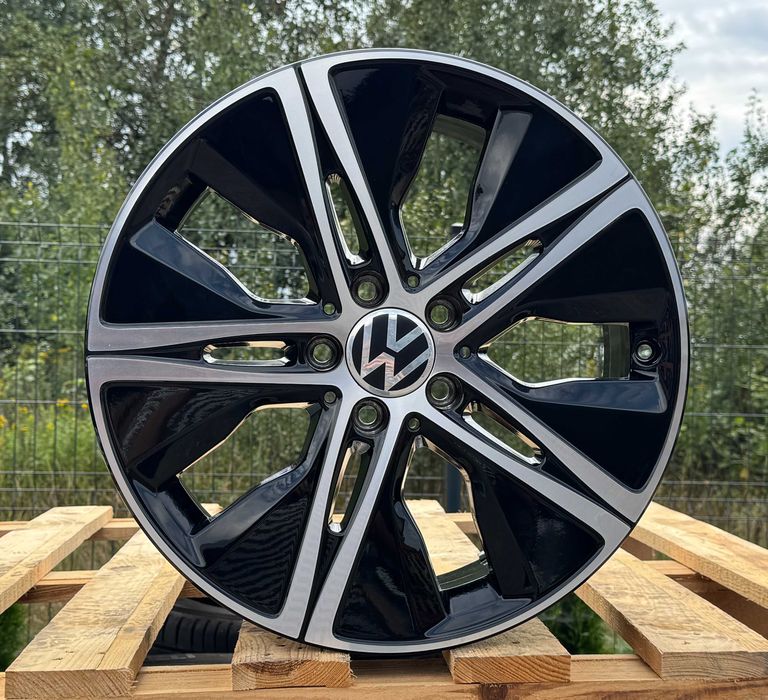 Alufelgi 5x112 r18 VW Golf Passat Jetta Touran Caddy Audi A3 8P 248# Felgi aluminiowe