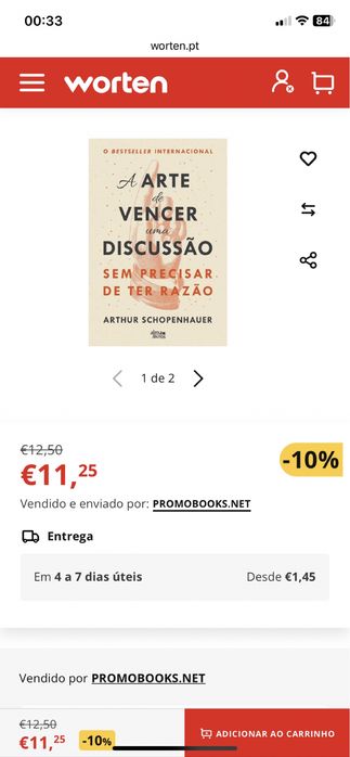 LIVRO A ARTE DE VENCER UMA DISCUSSAO SEM PRECISAR DE TER RAZAO