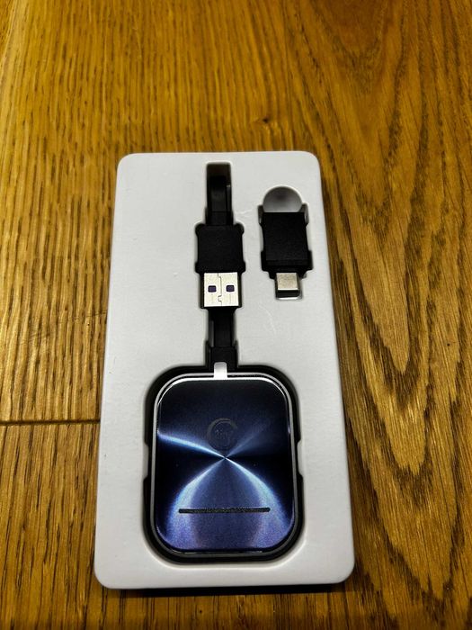 Adapter CarPlay 2w1 Bezprzewodowy Android Auto iOS USB BT