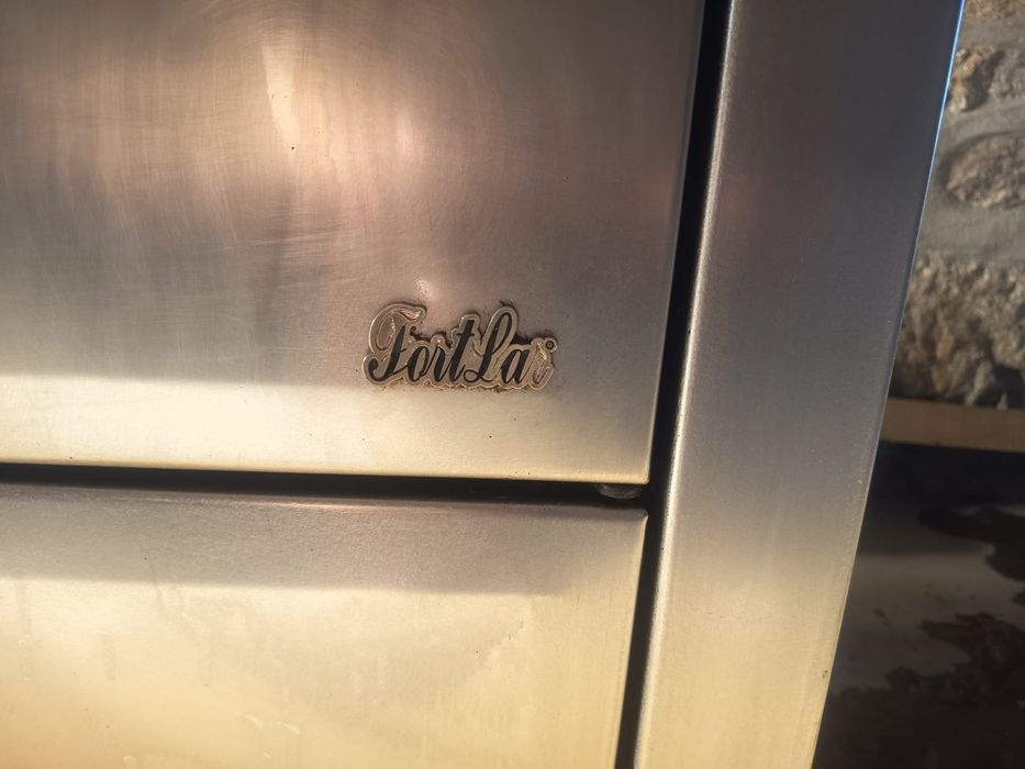 Fogão a lenha em inox