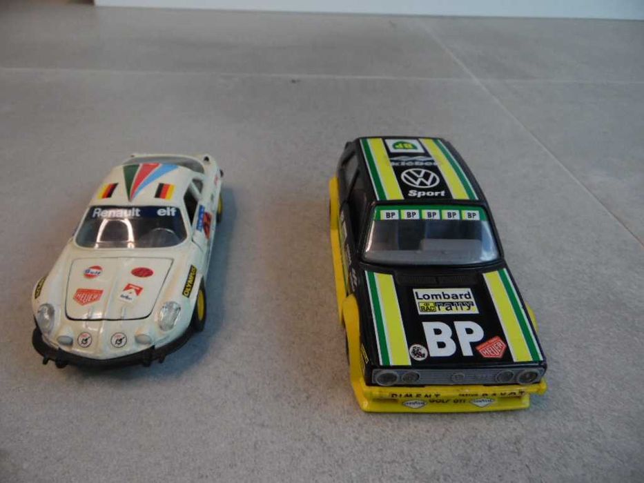 Rally dos anos 80, 6 carros da Burago feitos na Italia na escala 1/24