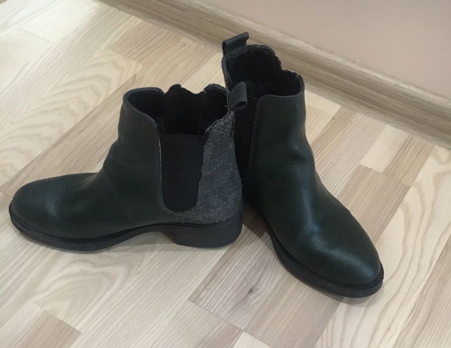 Полусапожки кожаные