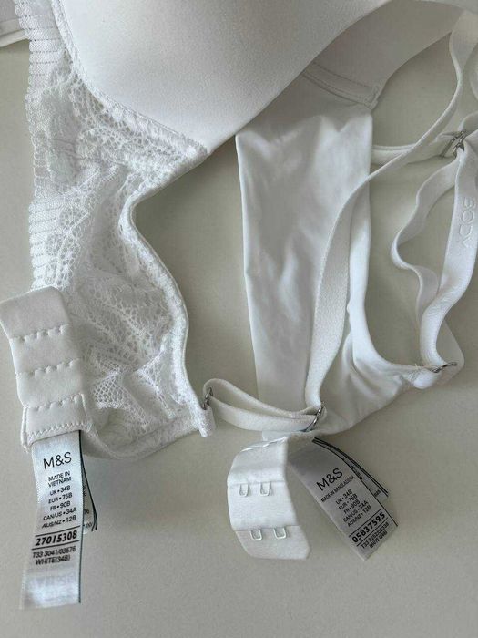 Комплект фірмових бюстгалтерів без кісточок Marks and Spenser 75C