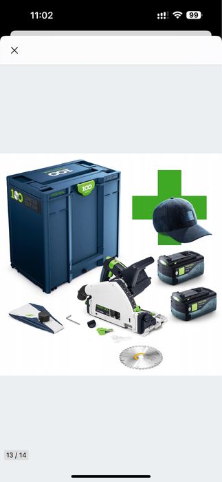 Zagłębiarka festool TSC 55 seria na 100 lat