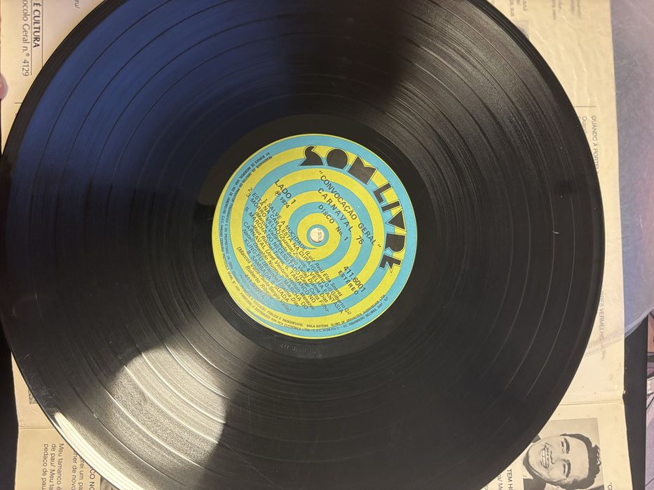 Carnaval 75 Convocação geral disco vinyl